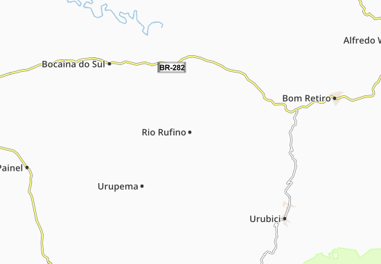 Kaart Plattegrond Rio Rufino