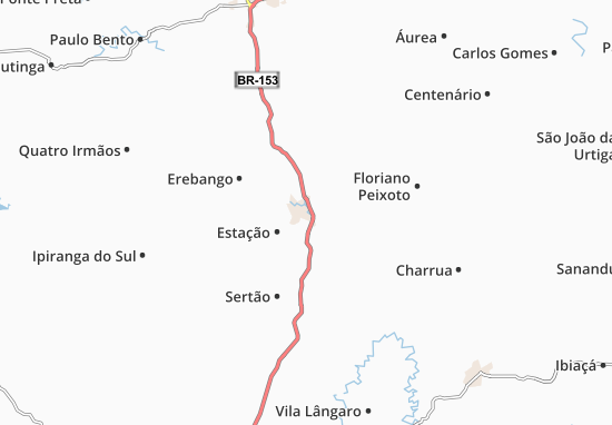 Karte Stadtplan Getúlio Vargas