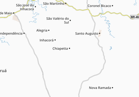 Kaart Plattegrond Chiapetta