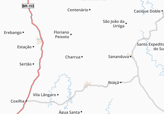 Karte Stadtplan Charrua