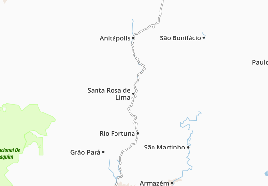 Santa Rosa de Lima Map