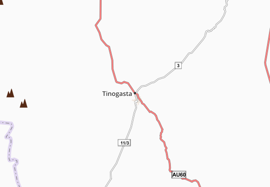 Kaart Plattegrond Tinogasta