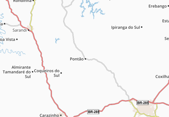 Karte Stadtplan Pontão