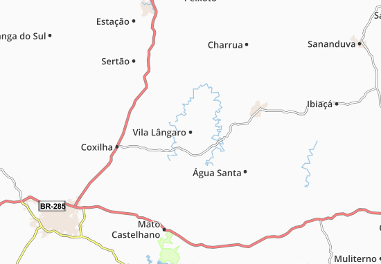 Karte Stadtplan Vila Lângaro