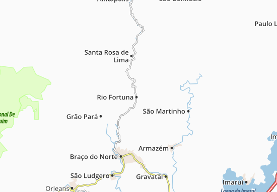 Kaart Plattegrond Rio Fortuna