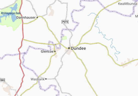 Kaart Plattegrond Dundee