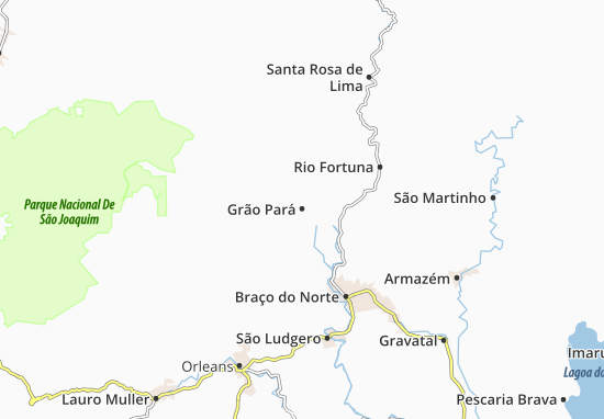 Karte Stadtplan Grão Pará