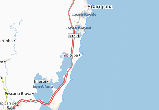 Mapa Imbituba