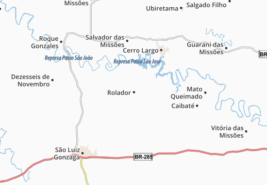 Karte Stadtplan Rolador
