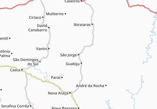 Kaart Plattegrond São Jorge