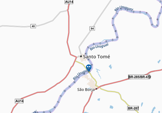 Santo Tomé Map