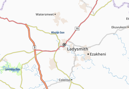 Ladysmith Map