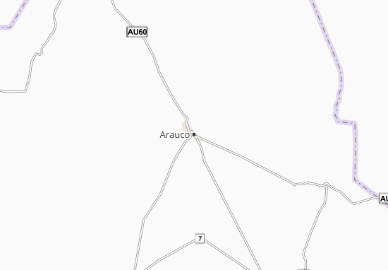 Kaart Plattegrond Arauco