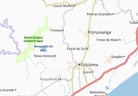 Siderópolis Map