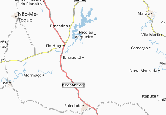 Karte Stadtplan Ibirapuitã