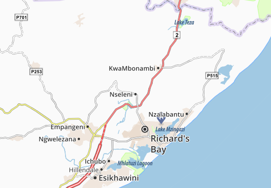 Mapa Nseleni
