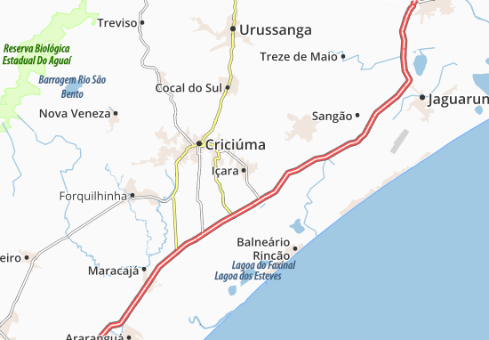 Kaart Plattegrond Içara