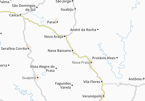 Mapa Nova Bassano