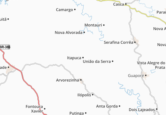Karte Stadtplan Itapuca
