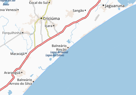 Balneário Rincão Map
