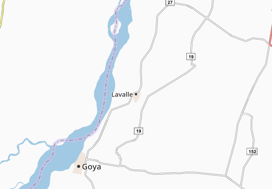 Karte Stadtplan Lavalle