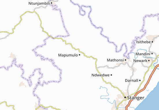 Karte Stadtplan Mapumulo