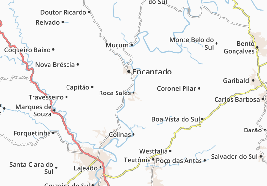 Kaart Plattegrond Roca Sales