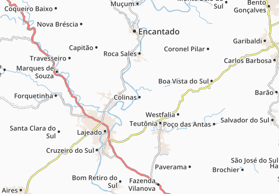 Karte Stadtplan Colinas