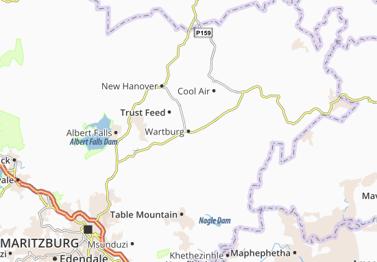 Kaart Plattegrond Wartburg