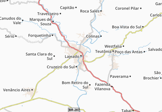 Lajeado Map