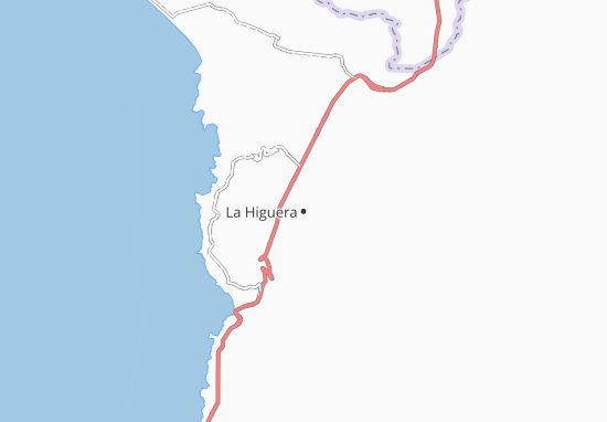 Karte Stadtplan La Higuera