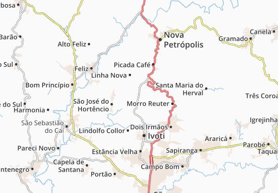 Karte Stadtplan Presidente Lucena