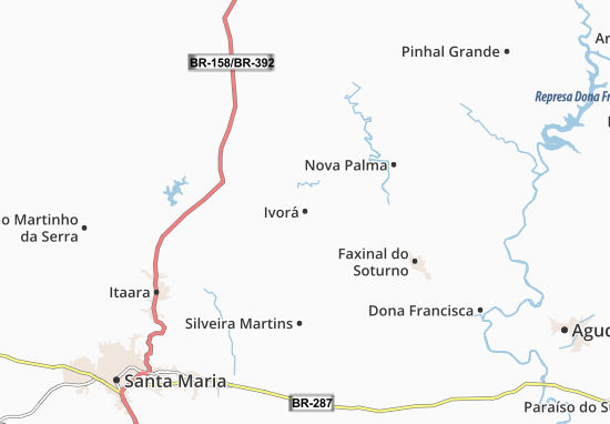 Kaart Plattegrond Ivorá