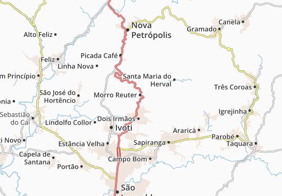 Mapa Morro Reuter