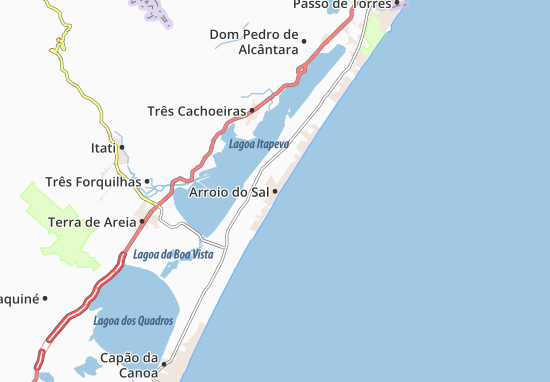 Karte Stadtplan Arroio do Sal
