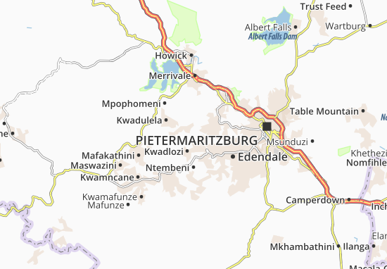 Kaart Plattegrond Kwamntogotho