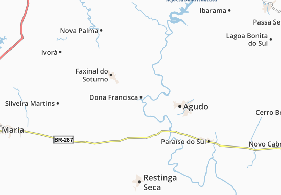 Dona Francisca Map