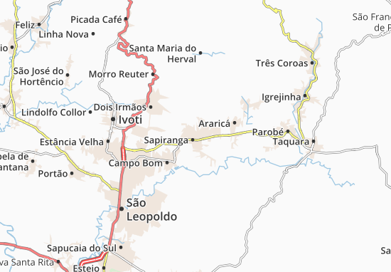 Karte Stadtplan Sapiranga