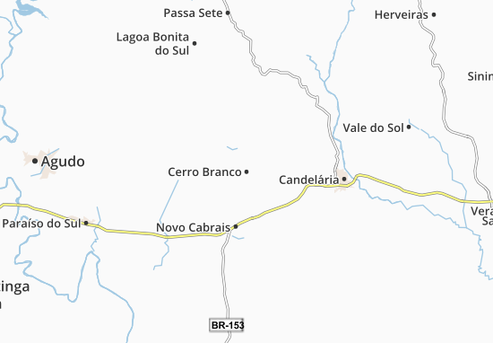Kaart Plattegrond Cerro Branco