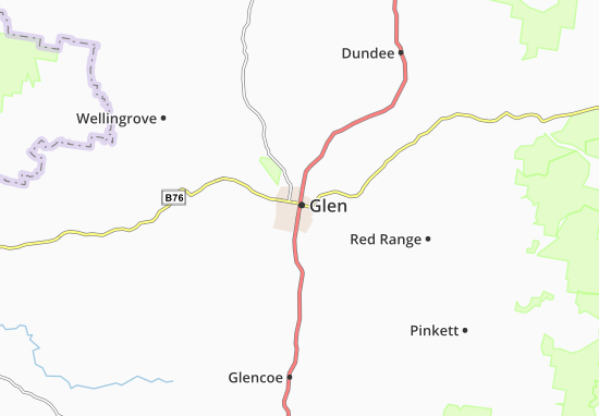 Karte Stadtplan Glen
