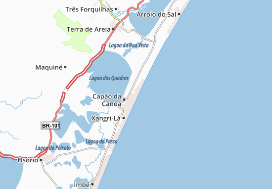 Capão da Canoa Map