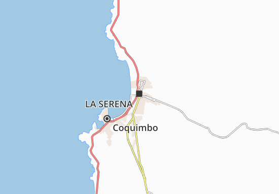 Karte Stadtplan La Serena
