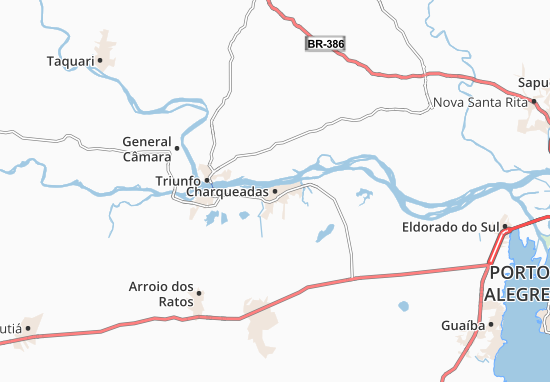 Charqueadas Map