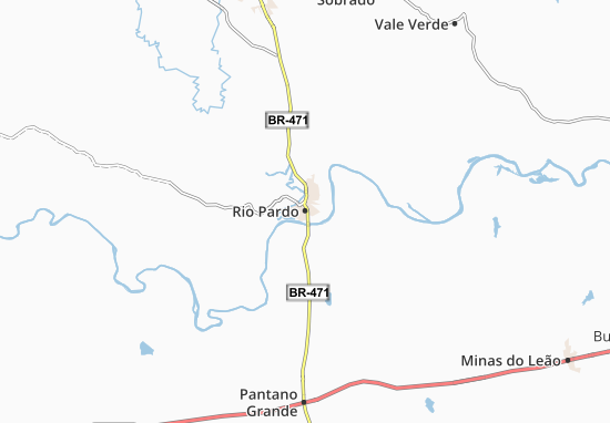 Karte Stadtplan Rio Pardo