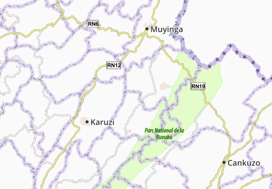 Karte Stadtplan Bubanga