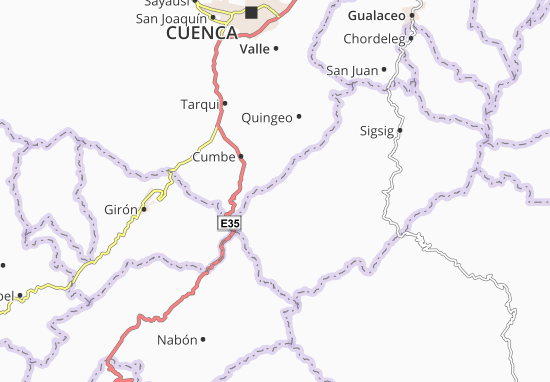 Kaart Plattegrond San José de Raranga