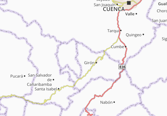 Kaart Plattegrond San Gerardo