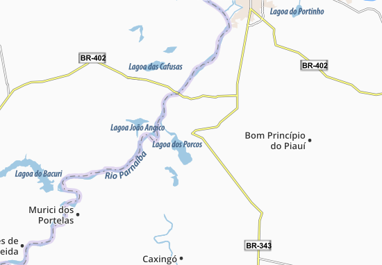 Karte Stadtplan Buriti dos Lopes