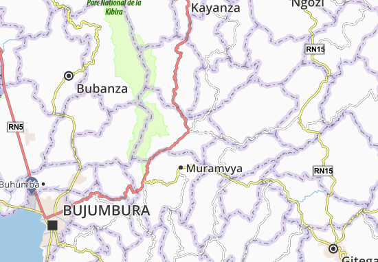 Karte Stadtplan Bukeye