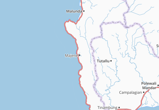 Majene Map